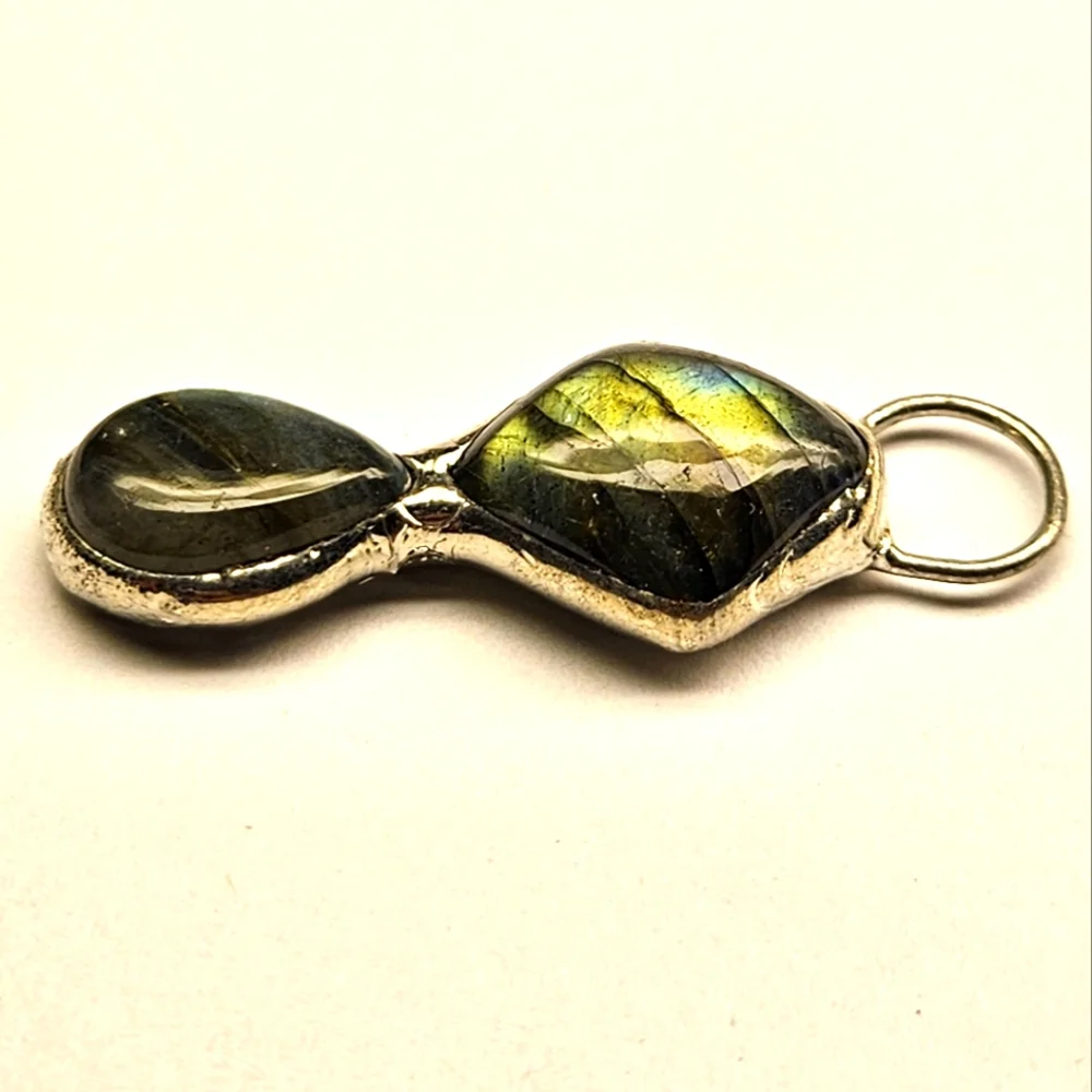 Double Labradorite Pendant